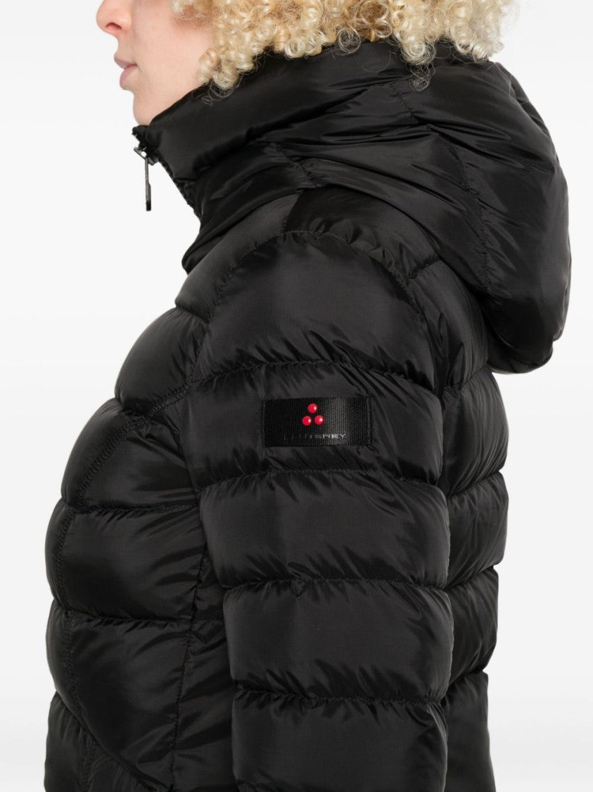 Peuterey Quilted Black Down Coat