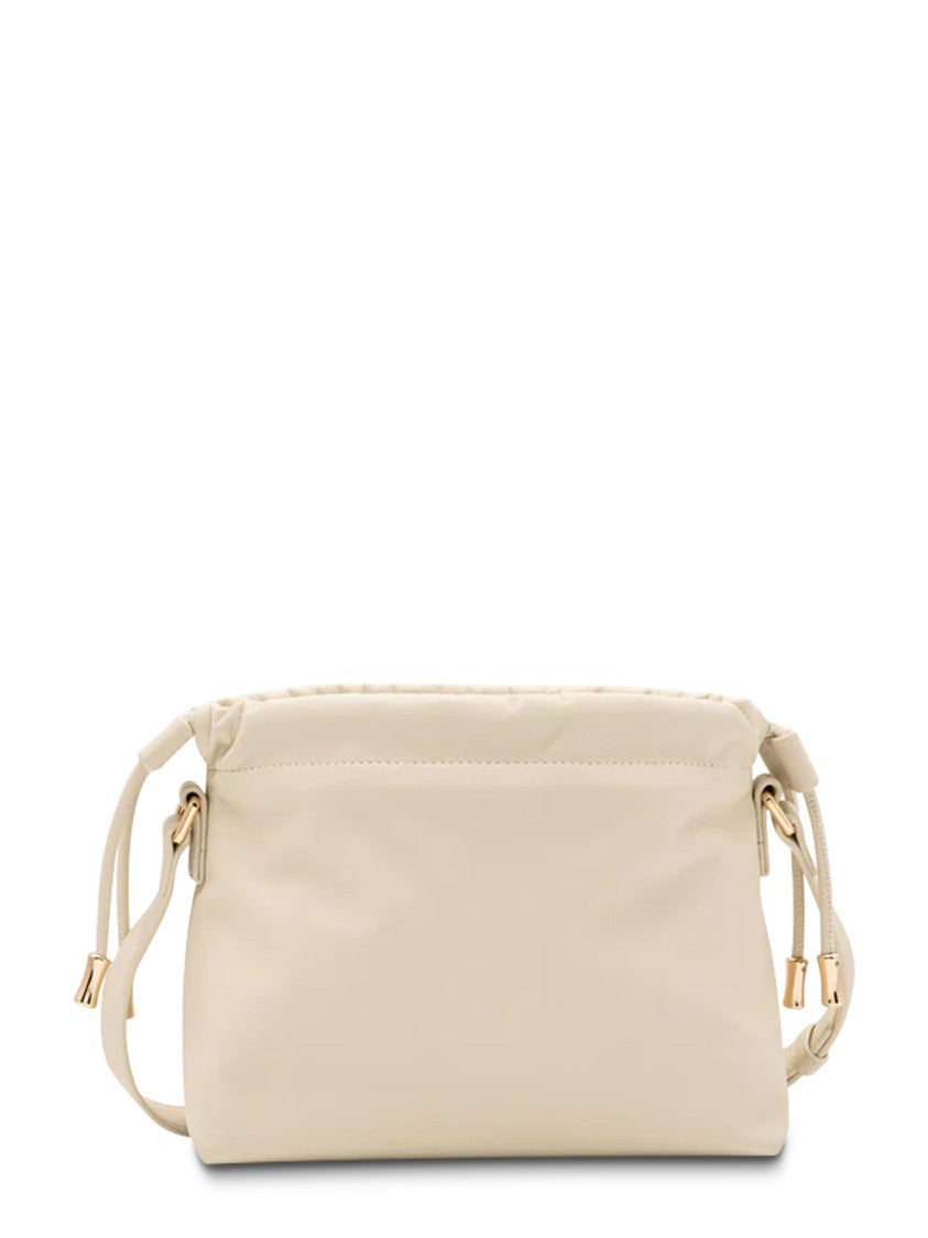 A.P.C. Mini Beige Soft-Structured Bag With Gold-Tone Hardware