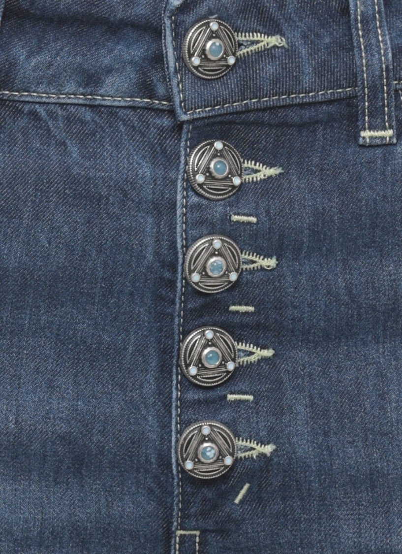 Dondup Blue Koons Bot Gioie Jewel Jeans