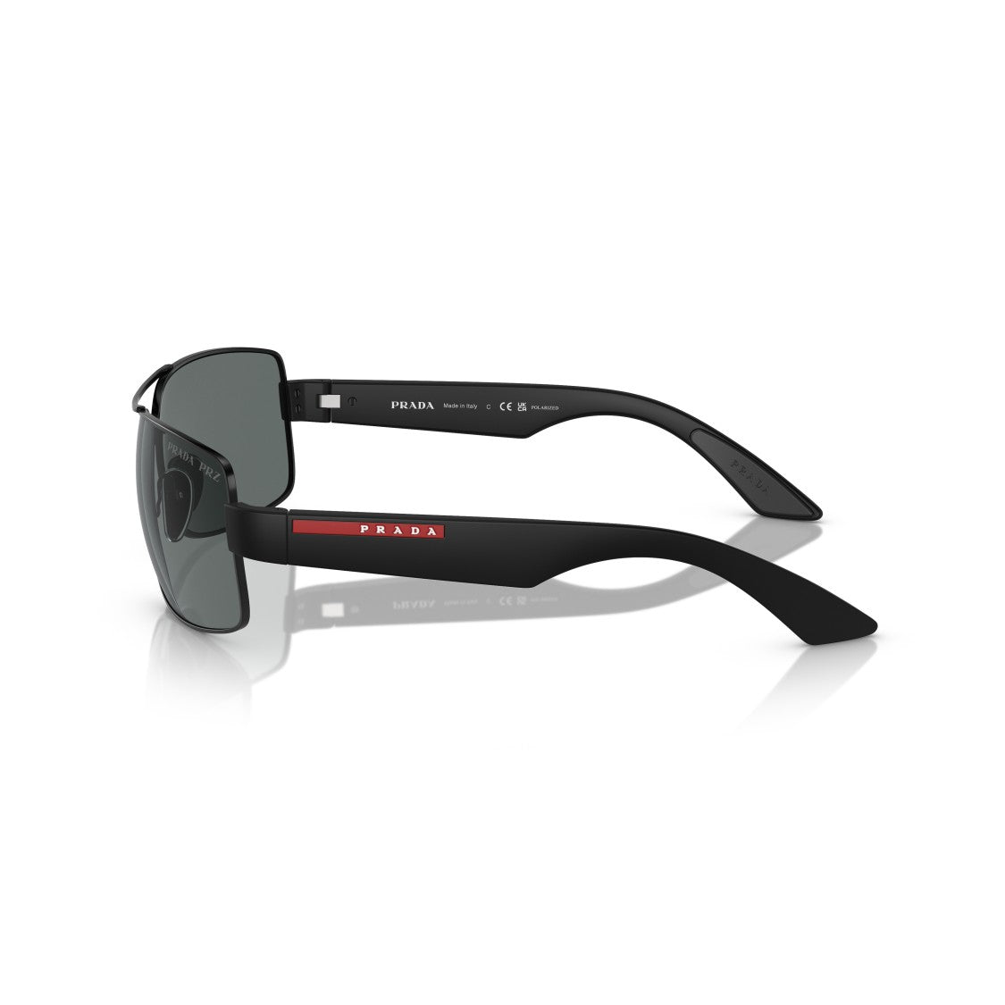 Prada Linea Rossa 0Ps 50Zs Rectangular Metal Frame Sunglasses