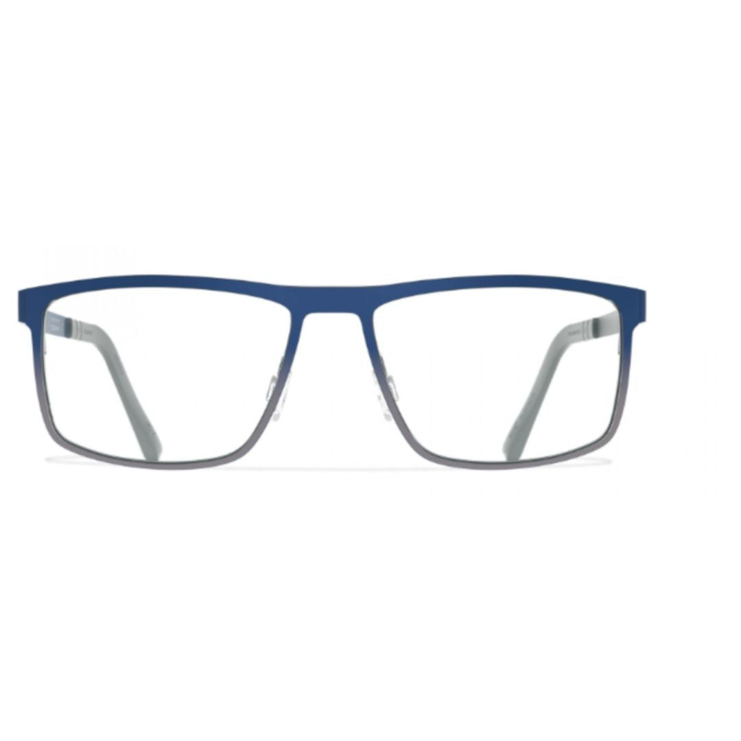 Blackfin Bf1001 Kingston Rectangular Beta Titanium Eyeglass Frames With Adjustable Nose Pads
