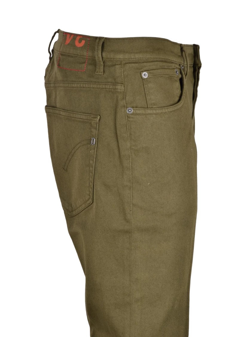 Dondup Green Brighton Cotton Elastomultiester Elastane Jeans