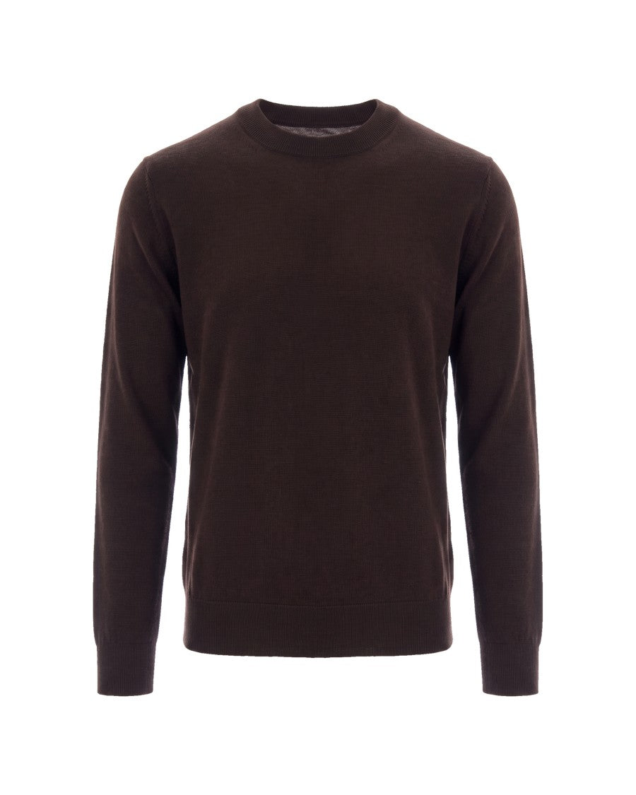 Paolo Pecora Crewneck Wool-Silk-Cashmere Sweater
