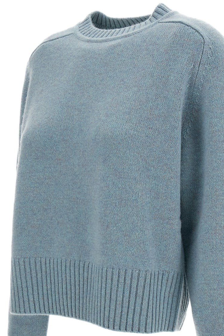 Extreme Cashmere Light Blue Cashmere-Blend N.167 Crewneck Sweater