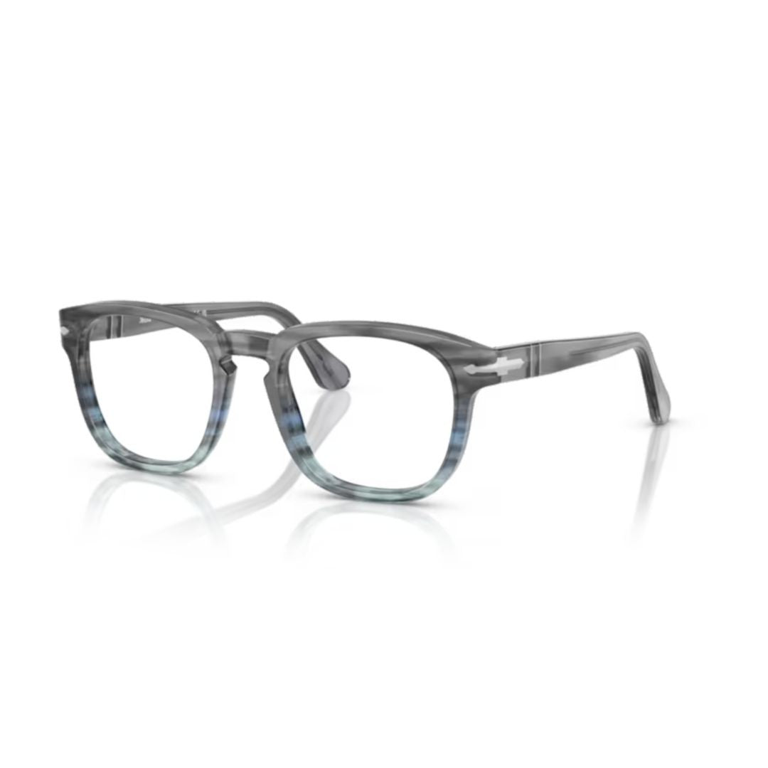 Persol 0Po3376v Translucent Acetate Eyeglasses With Gradient Finish