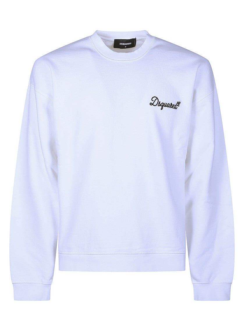 Dsquared2 Cotton Signature Relaxed Sweatshirt