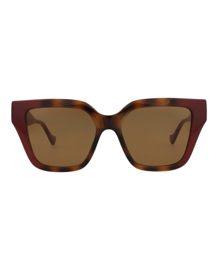 Gucci Square-Frame Injection Sunglasses