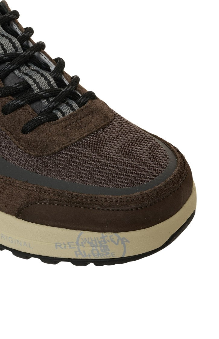 Premiata Nous' Sneakers With Suede And Textile Details