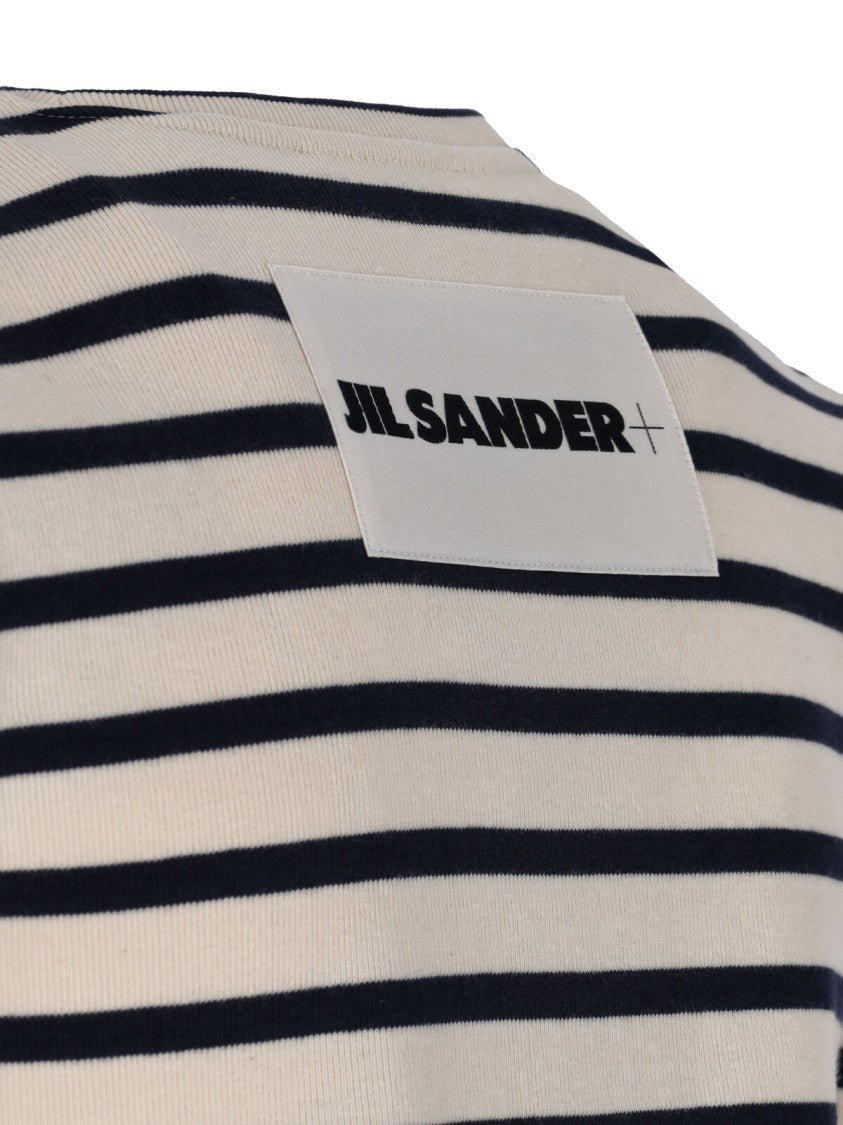 Jil Sander Striped T-Shirt – Cream