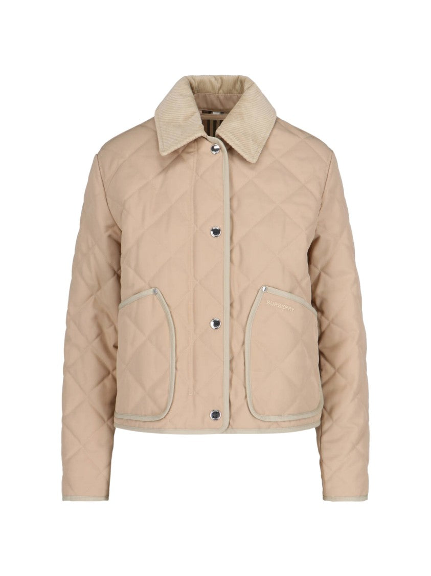 Burberry Quilted Jacket – Beige