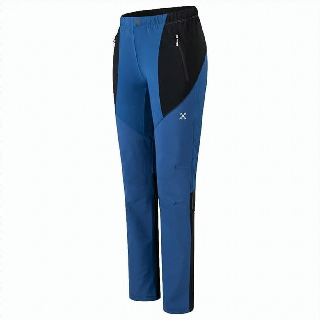 Montura Two-Tone Straight Pants With Slim Fit