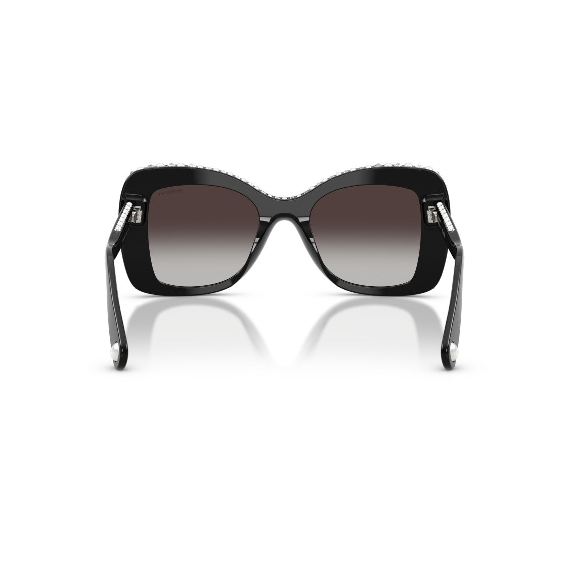 Swarovski 0Sk6062u Oversized Square Sunglasses With Crystal Accents