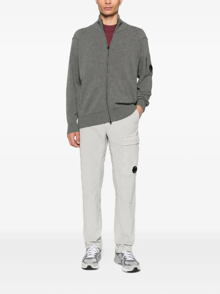 C.P. Company Lens-Detail Zip-Up Cardigan