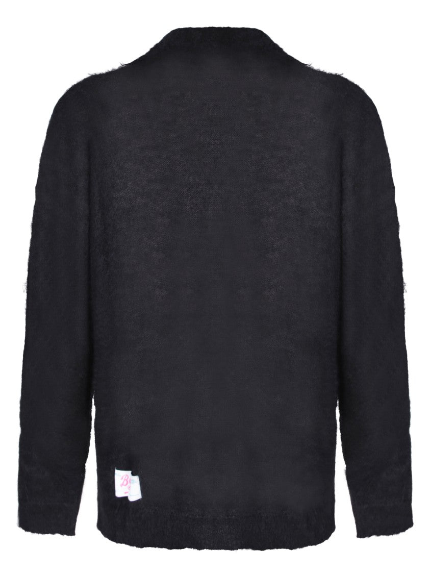 Bonsai Black Mohair Sweater