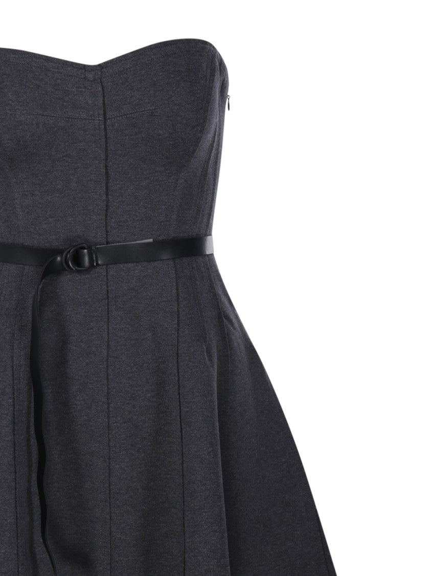 Norma Kamali Strapless Grace Mini Dress