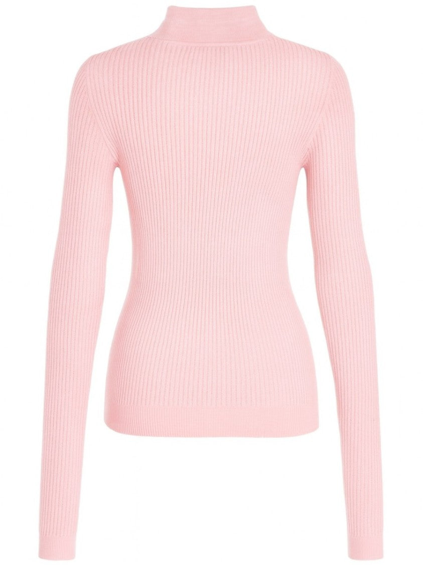 Guest In Residence Neutrals Long Sleeve Ribbed Cashmere Polo Shirt