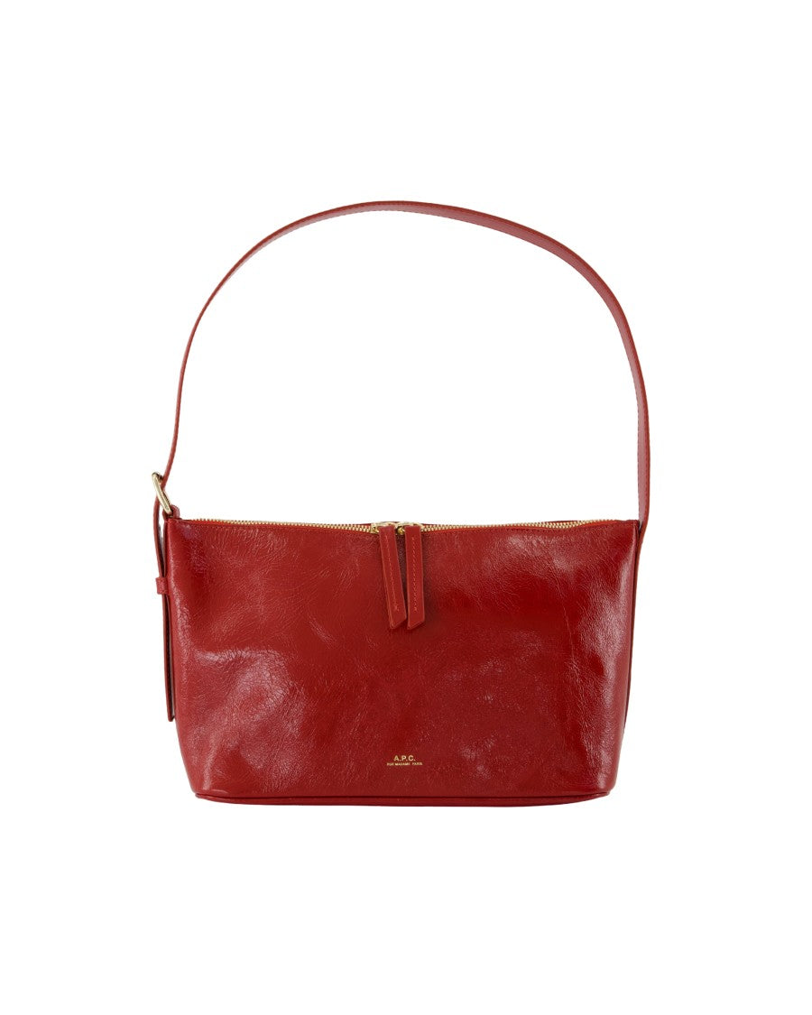 A.P.C. Sac Vera Shoulder Bag In Red