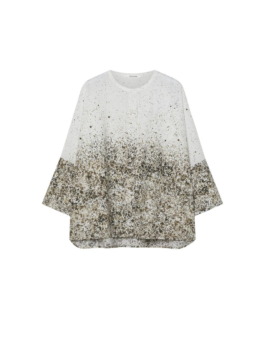 Pomandère Printed Cotton Poplin Shirt