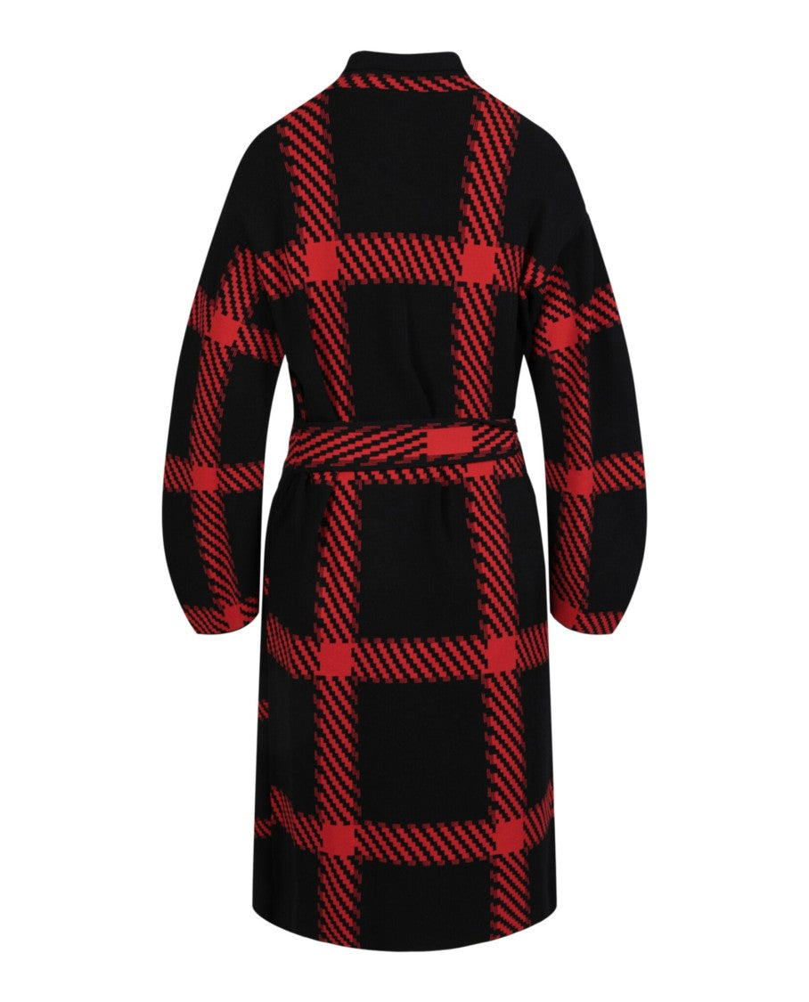 Stella Mccartney Check Print Belted Dress