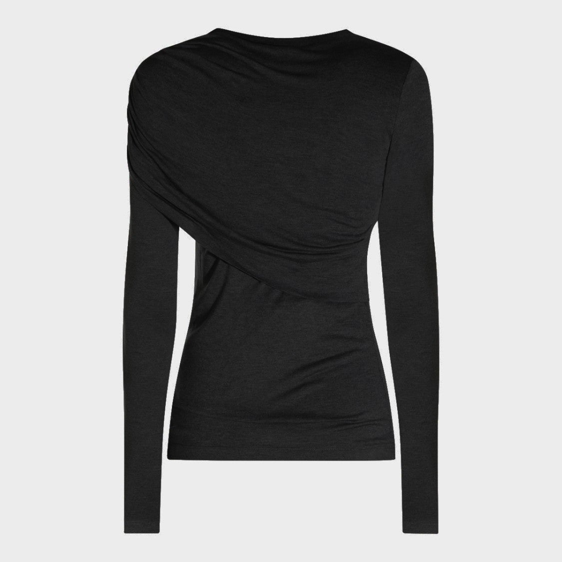 Isabel Marant Étoile Fitted Long-Sleeved Top With Asymmetrical Draped Detail