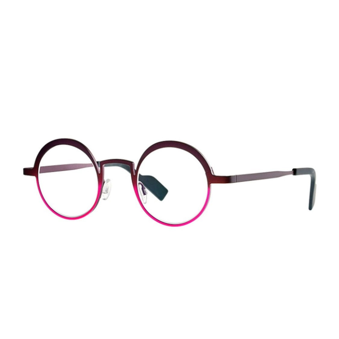 Theo Eyewear Viola Breath Titanium Round Sunglasses