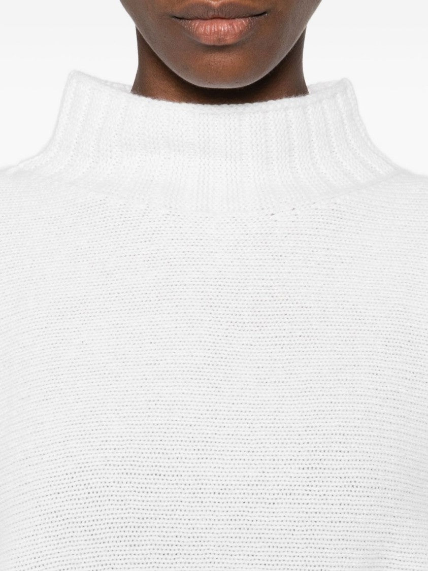 Twin-Set Cashmere Blend Sweater With Ruffled Cuffs