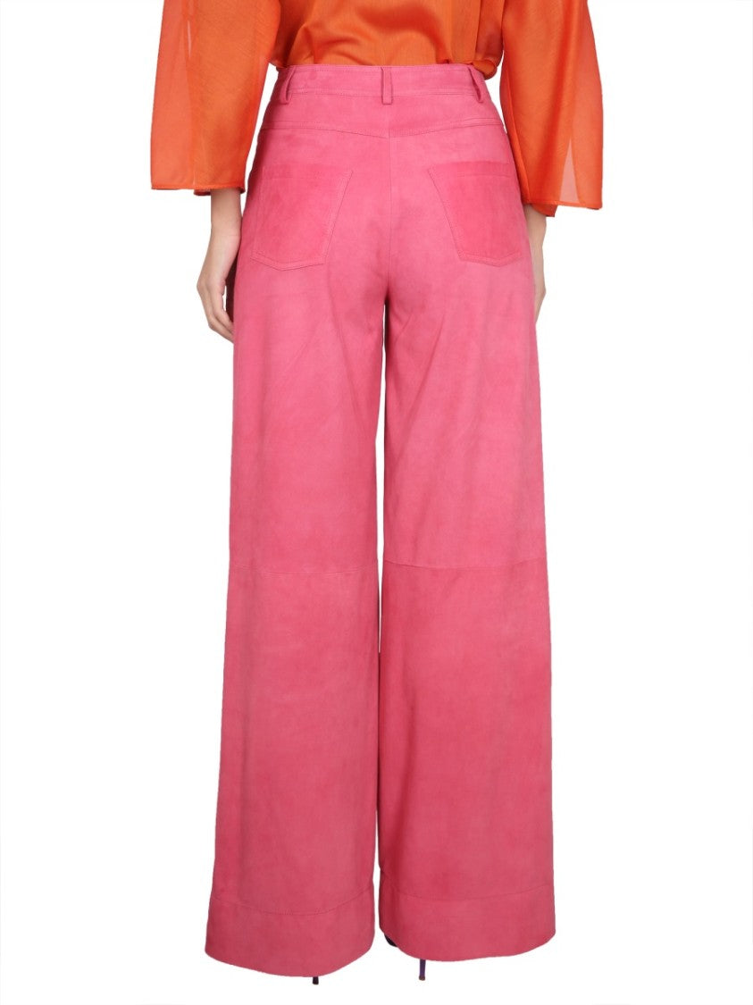 Alberta Ferretti High-Waisted Wide Leg Pants