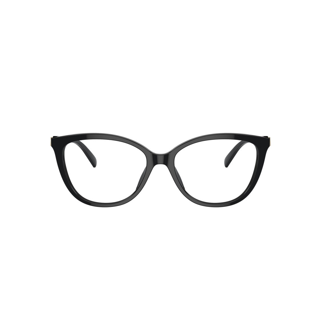 Michael Kors 0Mk4109u Black Acetate Cat-Eye Eyeglasses With Elegant Logo Detail
