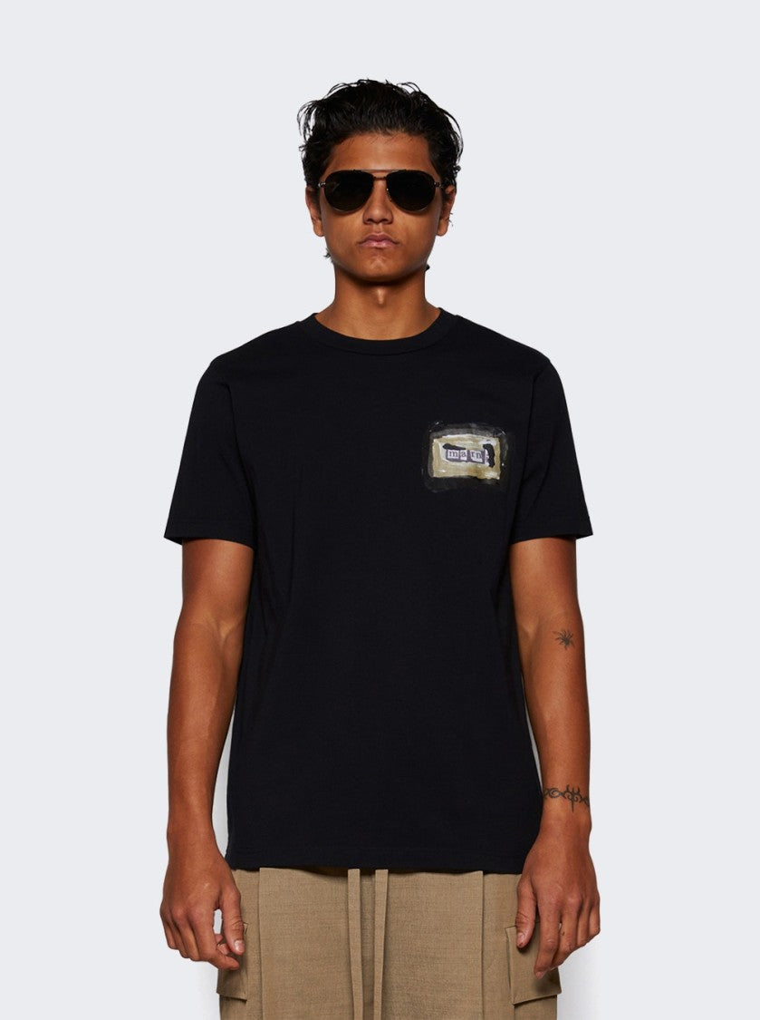 Marni Black Cotton Knit T-Shirt