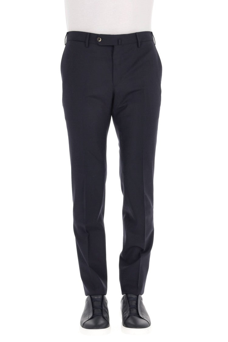 Pt Torino Super Slim Fit Virgin Wool Trousers