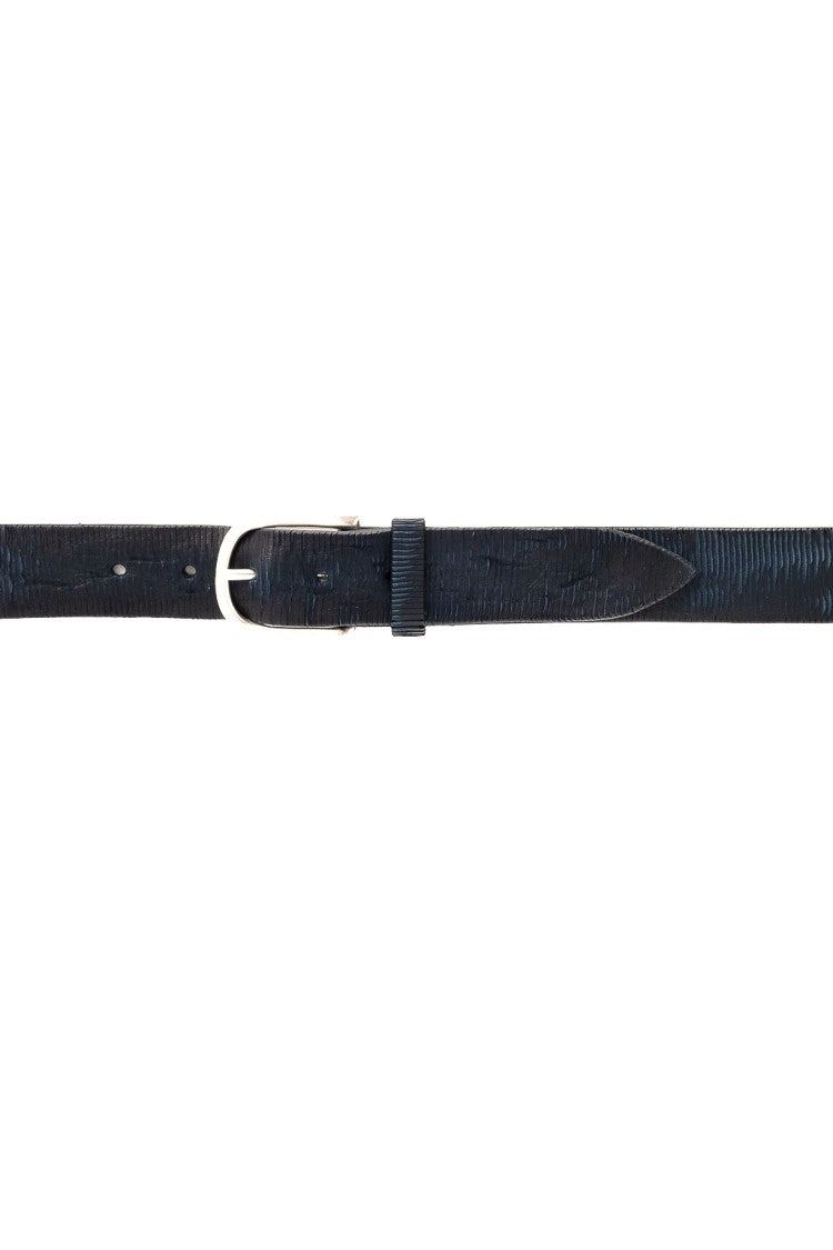 Orciani Lamellar Leather Belt