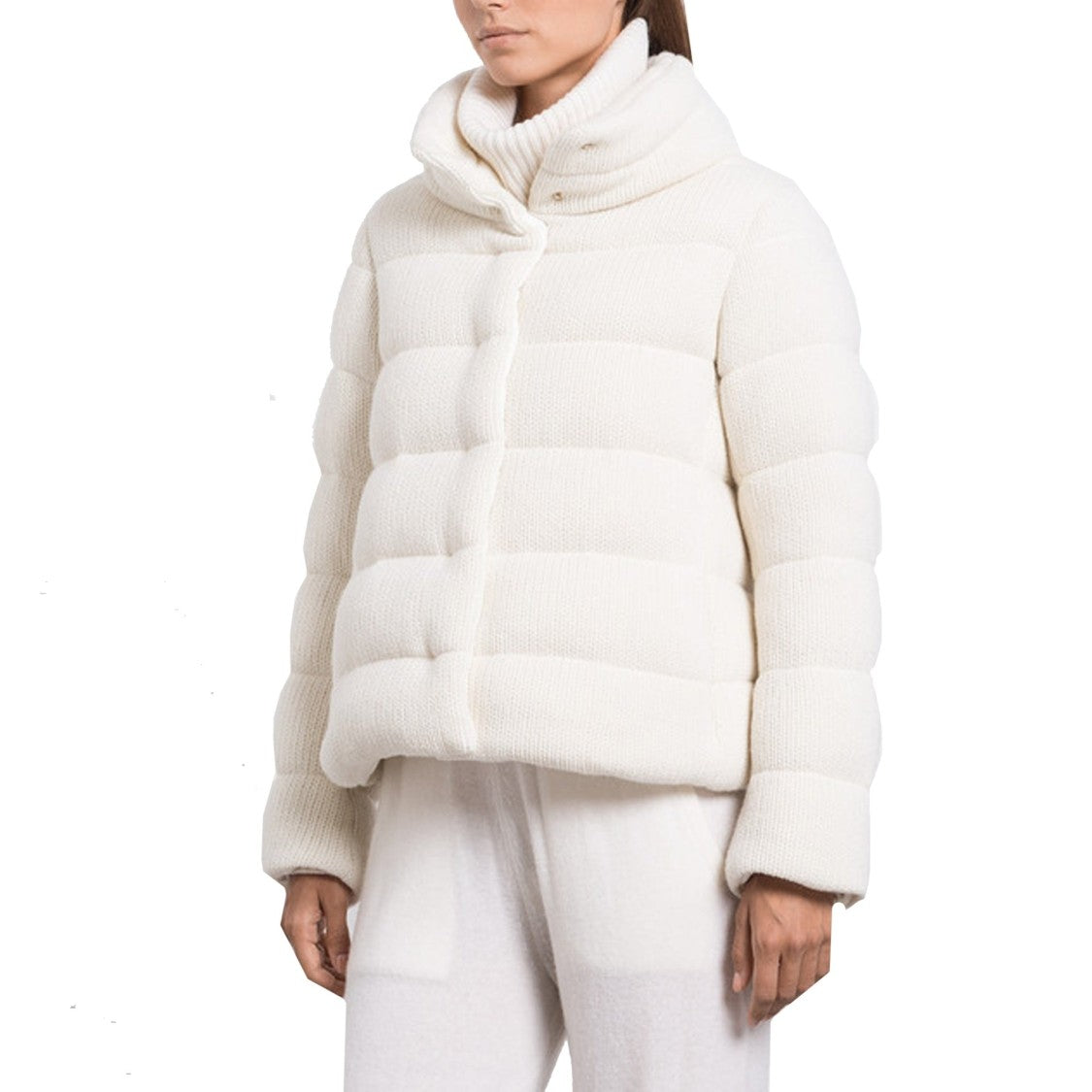 Herno Padded Down Jacket With Horizontal Quilting