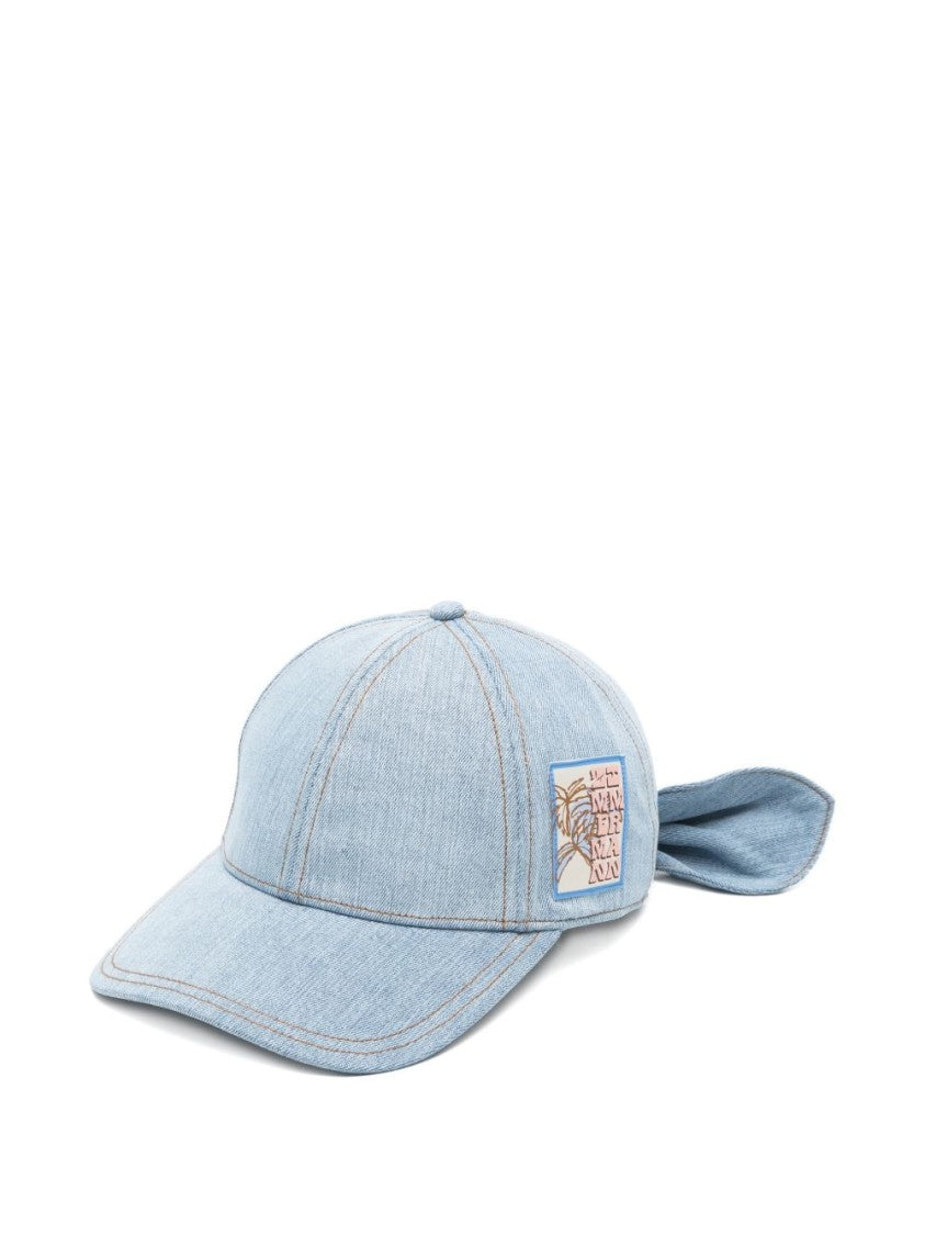 Zimmermann Light Blue Denim-Style Baseball Cap