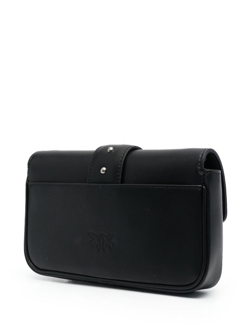 Pinko Structured Minimalistic Handbag With Smooth Texture