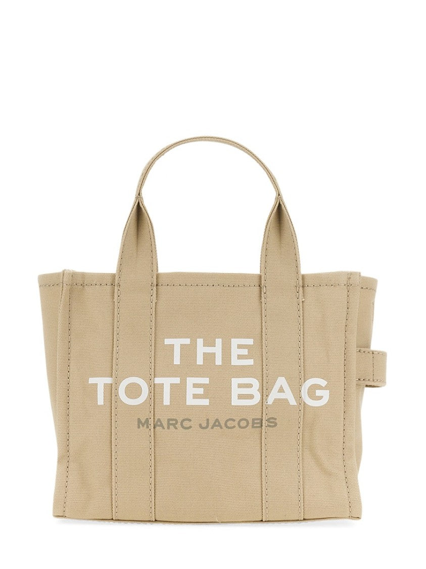 Marc Jacobs Black Cotton Canvas Small Logo Tote Bag
