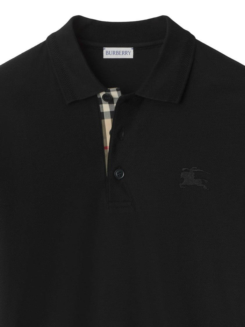Burberry Eddie Check Placket Polo Shirt