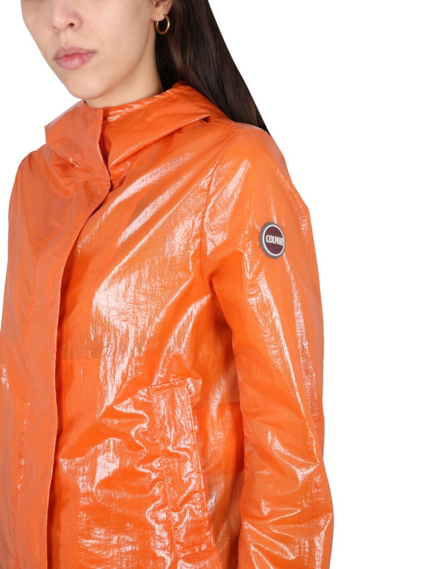 Colmar Originals Glossy Waxed Jacket With High Neck