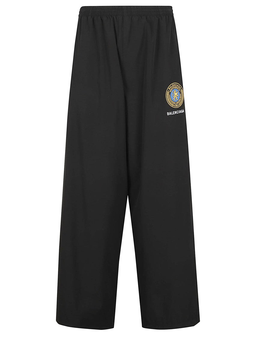 Balenciaga Straight-Leg Tracksuit Trousers With Elastic Waistband