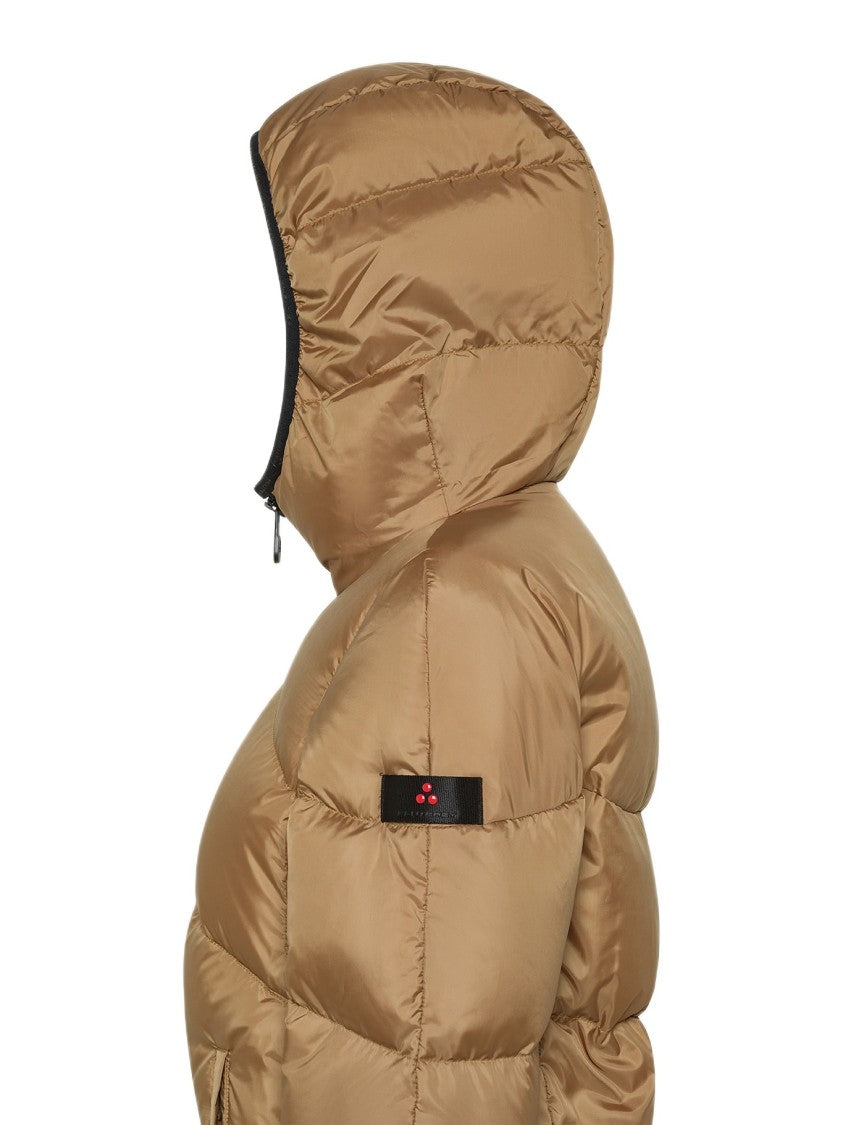 Peuterey Cropped Puffer Jacket With Quilted Design