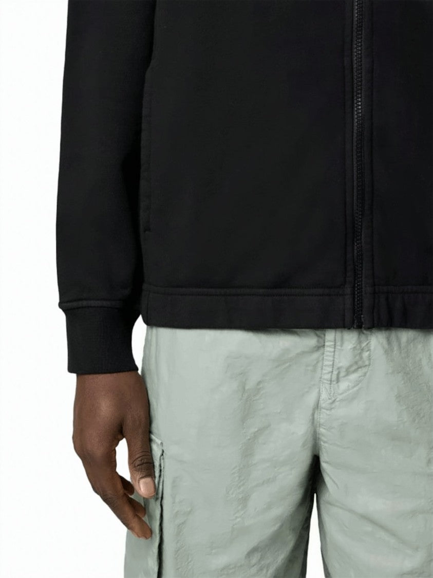 Stone Track Jacket With Distinctive Pocket And Double-Layer Collar