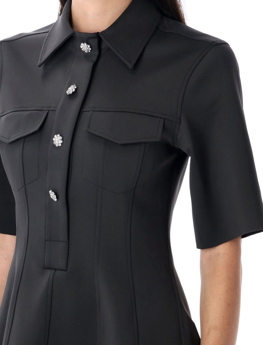 Ganni Scuba Mini Dress