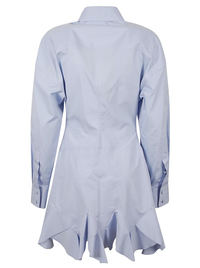 Stella Mccartney Pointed Collar Shirt Dress