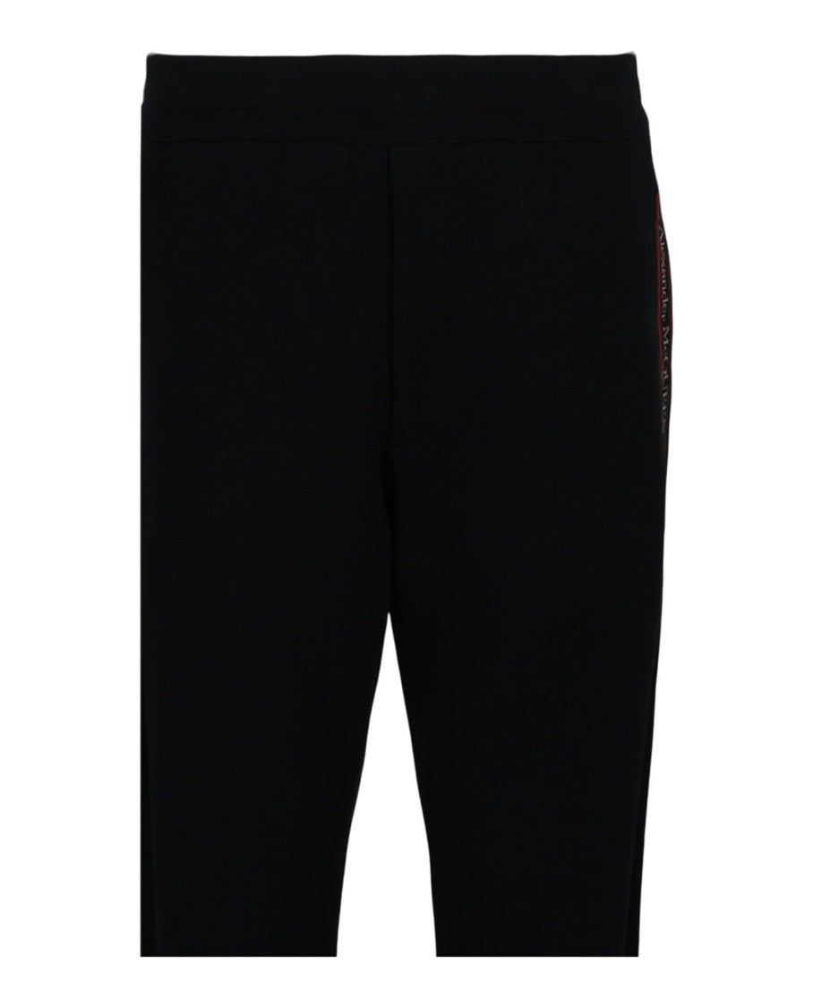Alexander Mcqueen Selvedge Logo Tape Detail Joggers