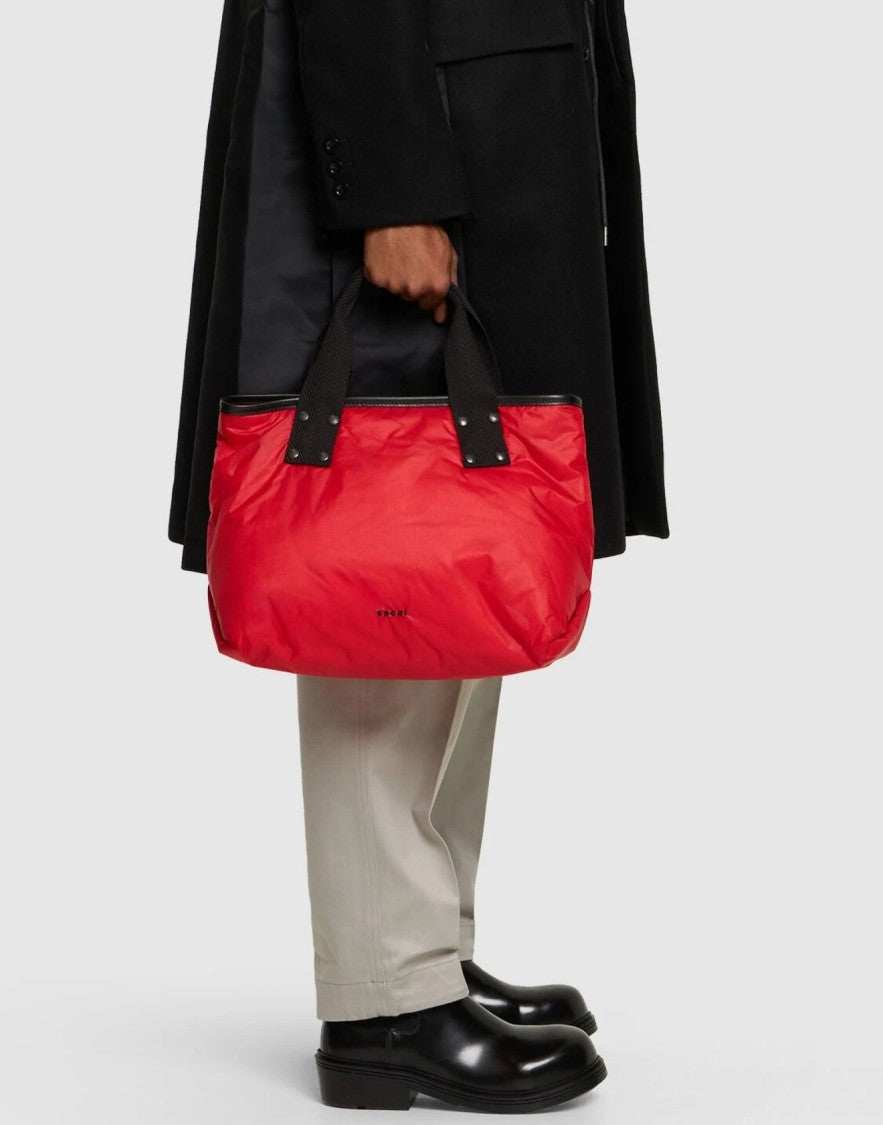 Sacai Skytex Logo Shopping Bag