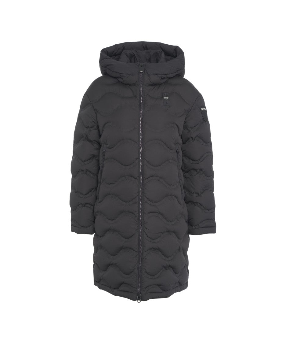 Blauer Long Quilted Down Jacket