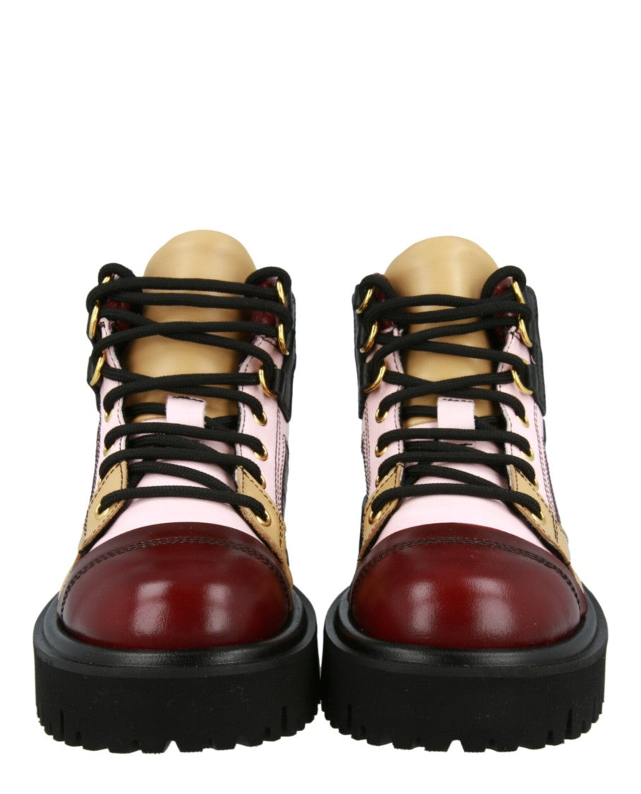 Moschino Colorblock Ankle Boots