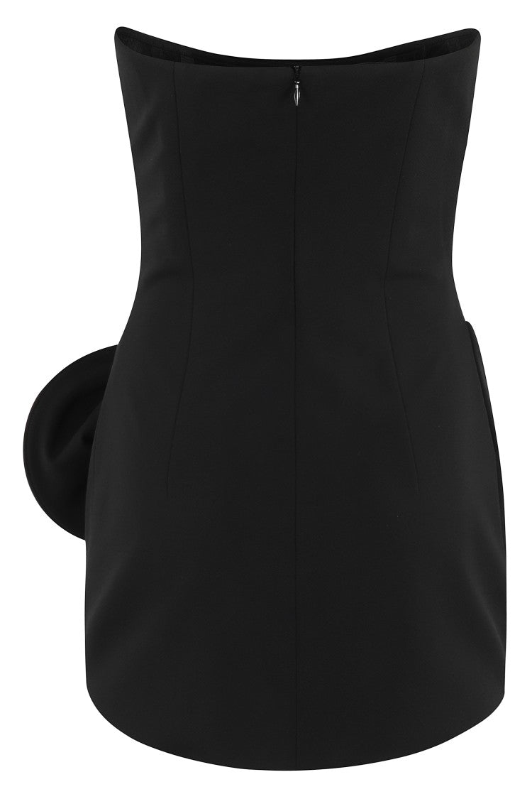 Magda Butrym Structured Black Crepe Dress