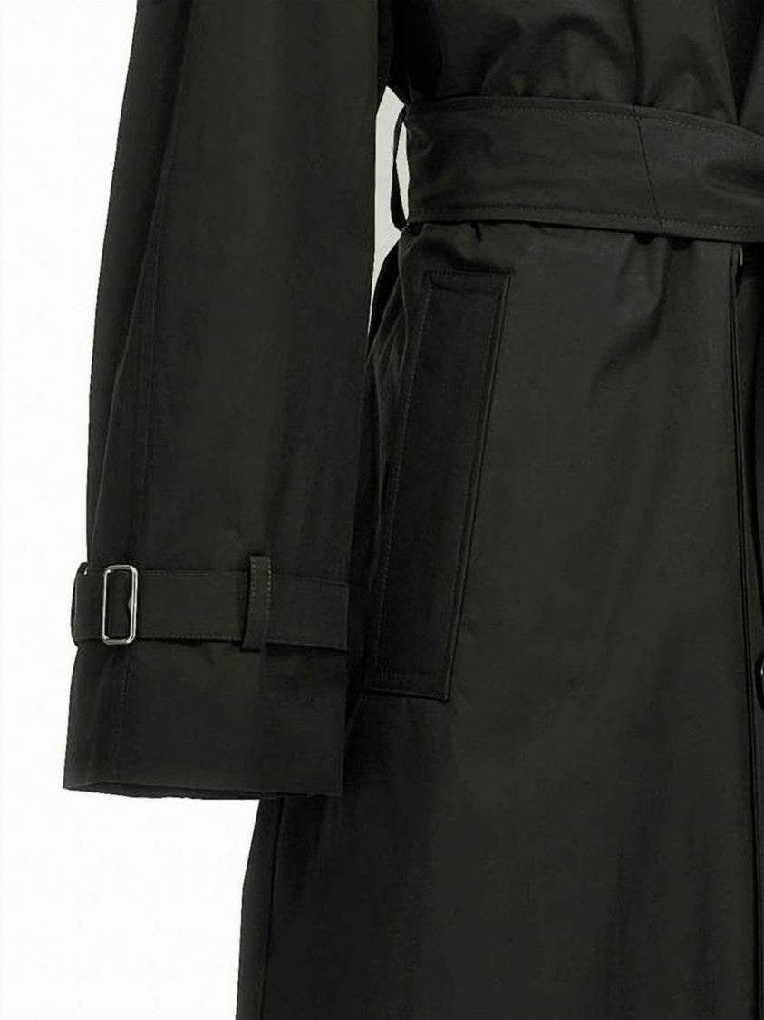 Burberry Double-Breasted Trench Coat With Belted Waist