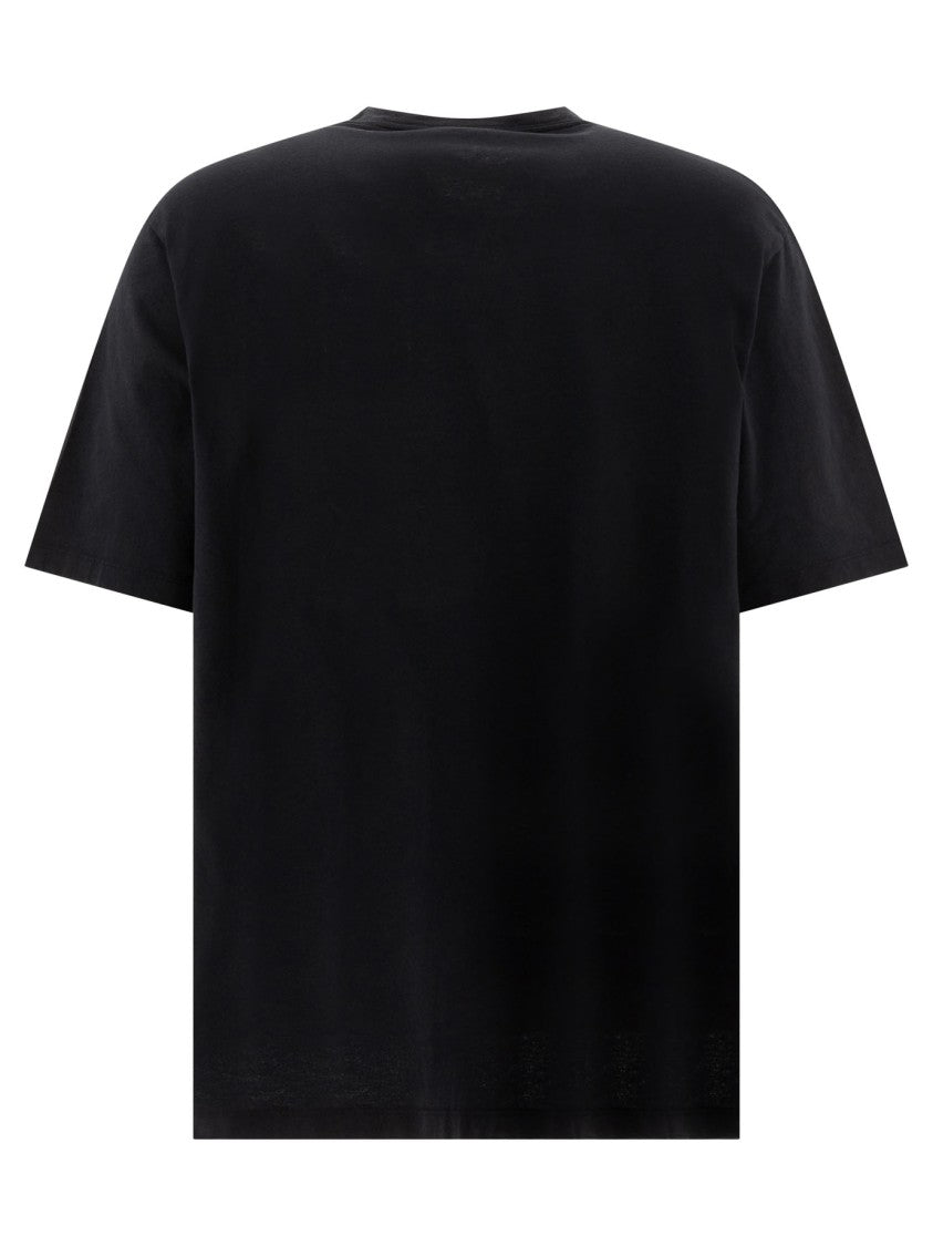 Alexander Mcqueen Black T-Shirt With Subtle Tonal Emblem