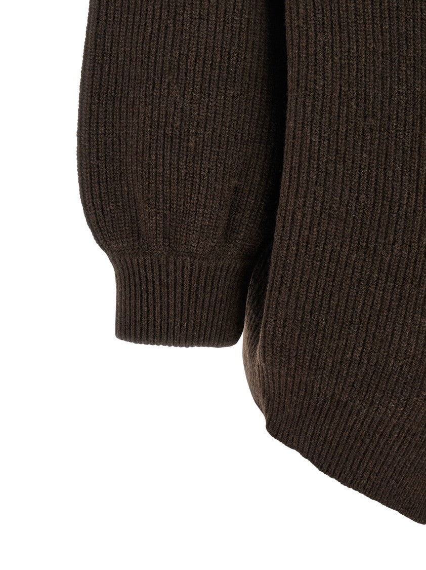 Nude Spiked Cardigan